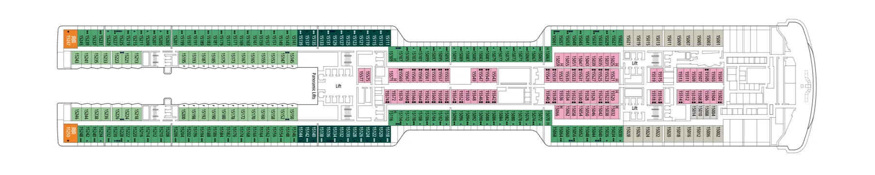 Cubierta 15 - Deck 15 - 