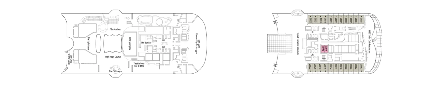 Cubierta 20 - Deck 20 - 