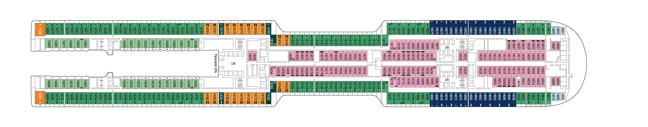 Cubierta 14 - Deck 14 - 