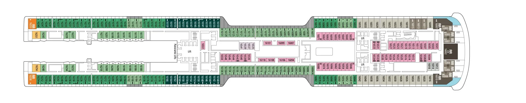 Cubierta 16 - Deck 16 - 