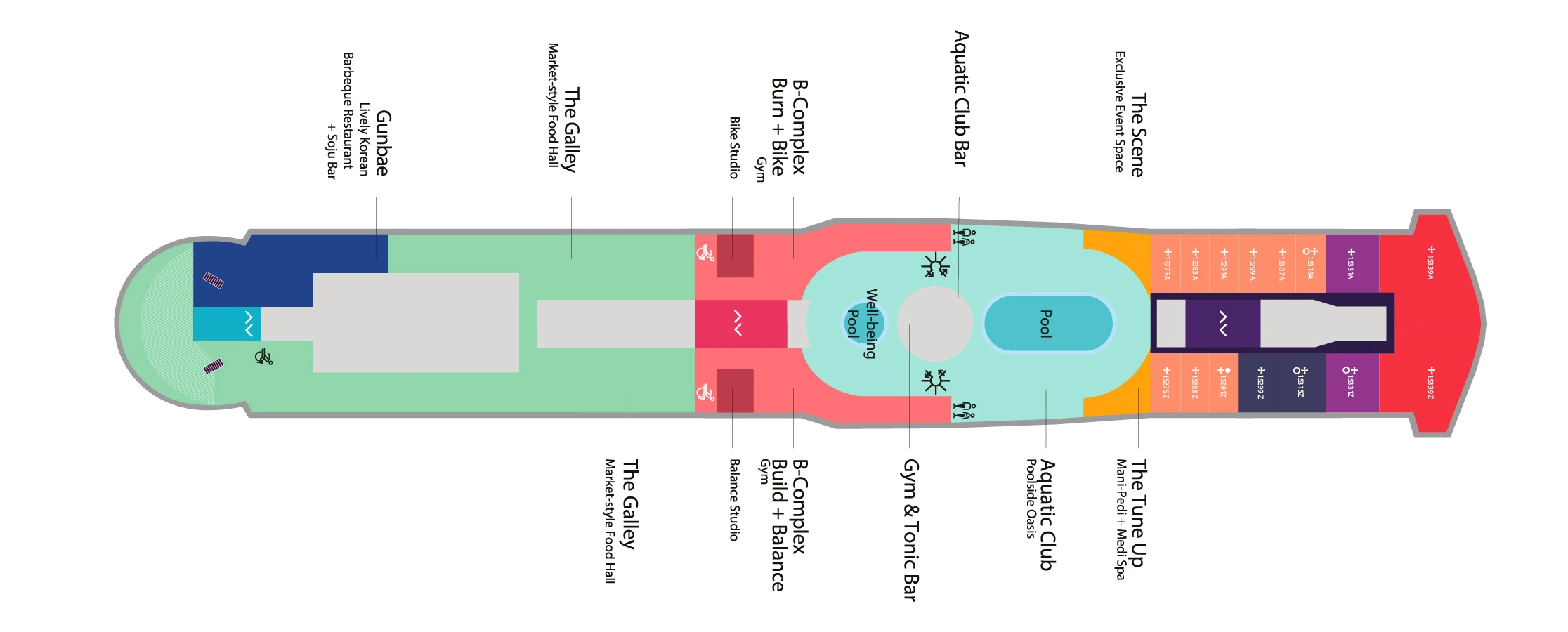 Cubierta 15 - Deck 15 - 