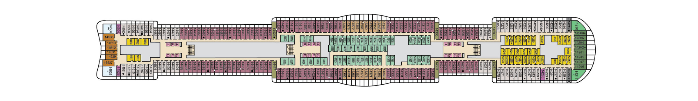Cubierta 14 - Deck 14 - 
