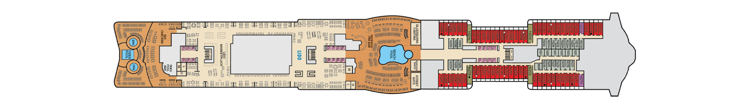 Cubierta 16 - Deck 16 - 