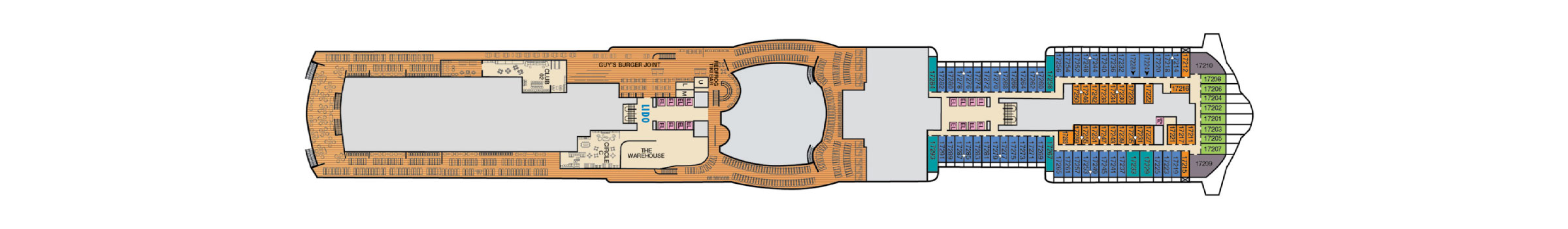 Cubierta 17 - Deck 17 - 