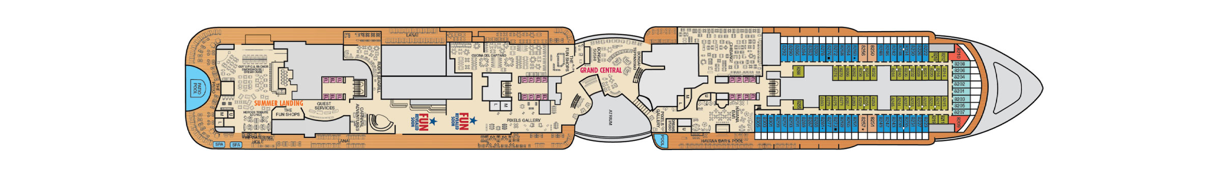 Cubierta 8 - Deck 08 - 