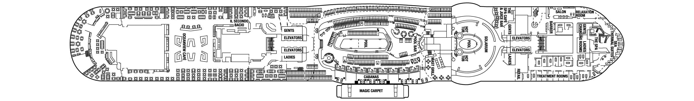 Cubierta 14 - Deck 14 - 