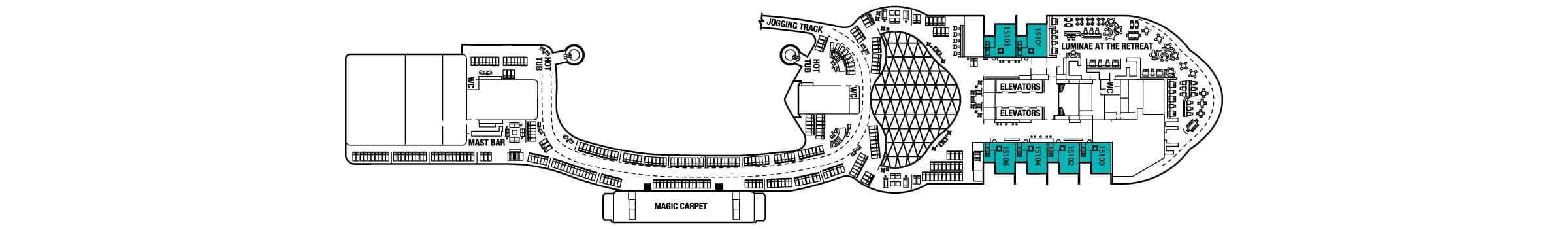 Cubierta 16 - Deck 16 - 