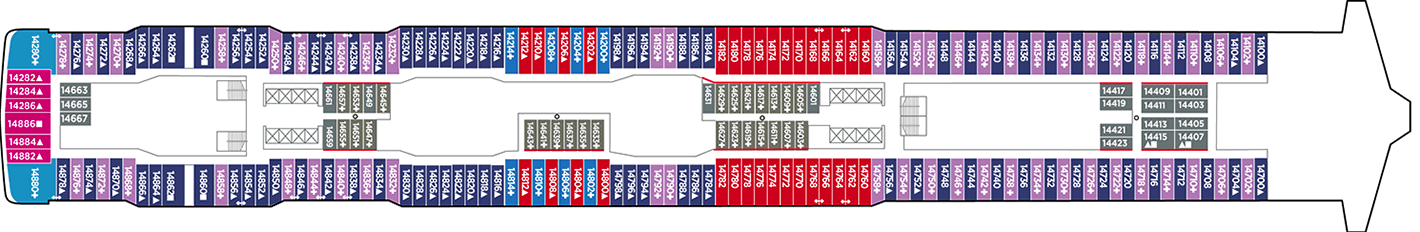 Cubierta 14 - Deck 14 - 