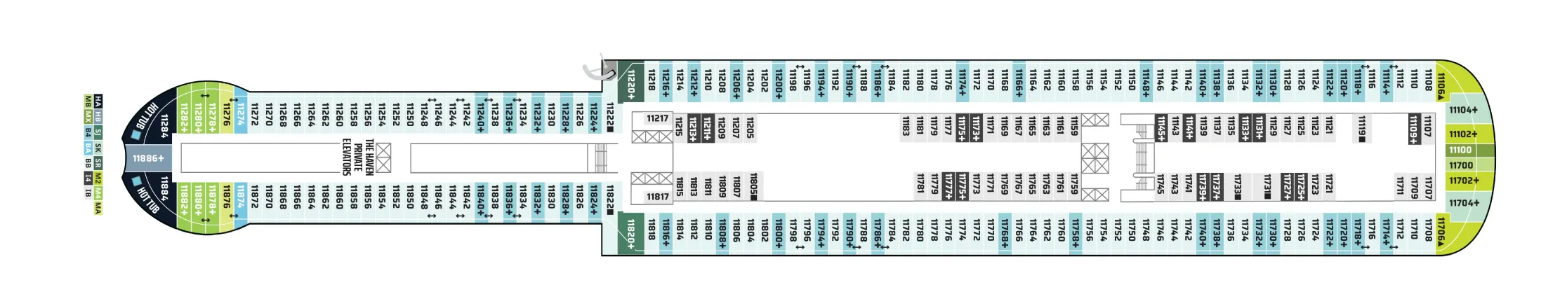 Cubierta 11 - Deck 11 - 
