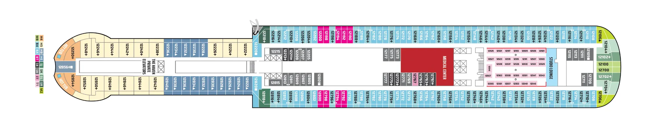 Cubierta 12 - Deck 12 - 