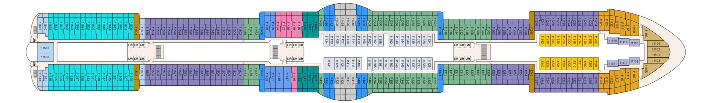Cubierta 11 - Deck 11 - 