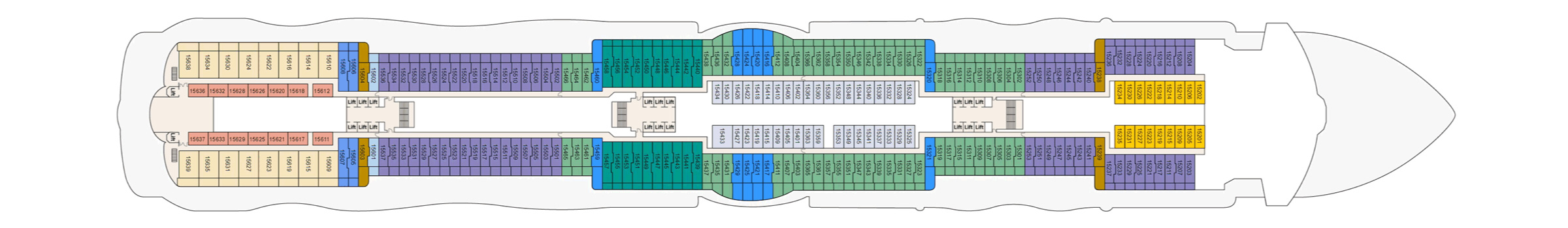 Cubierta 15 - Deck 15 - 