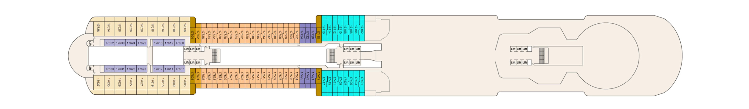 Cubierta 17 - Deck 17 - 